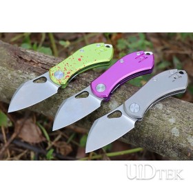jj206 ACE T6 Aluminum and Titanium handle small mini folding pocket knife UD407686